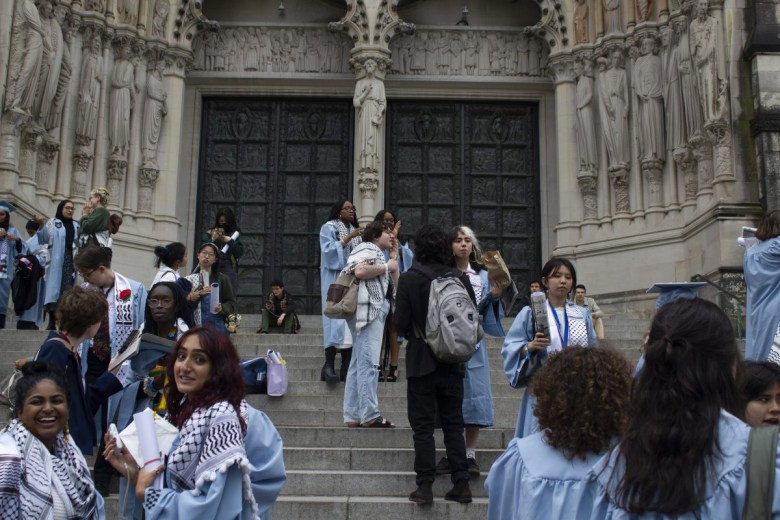 Columbia Counter Commencement Steps