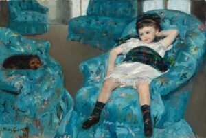 Little Girl in a Blue Armchair 1877–78. Oil on canvas National Gallery of Art Washington DC Collection of Mr. and Mrs. Paul Mellon 1983.1.18