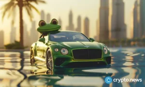 crypto news Pepe the frog drowning in a Bentley option04