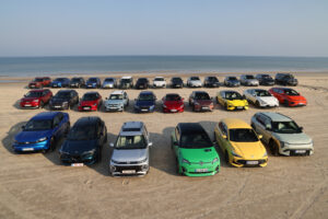 tannistest cars parked on a beach