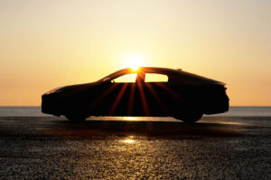 2025 lexus es saloon preview image silhouette