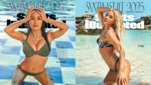 Sports Illustrated Salma Hayek Pinault and Olivia Dunne