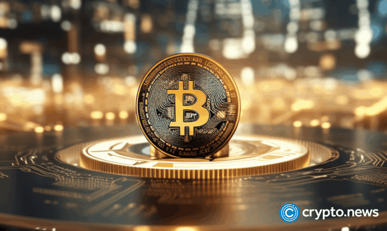 crypto news Bitcoin Core Developer blockchain and artificial intelligence golden and white colors blurry background v5.2