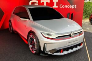 volkswagen id gti front three quarter 1